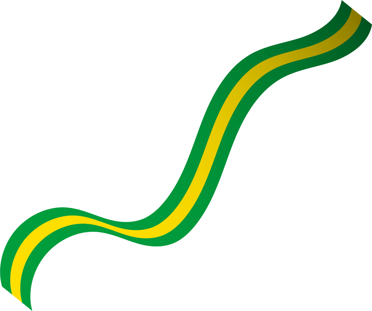 Brazil Flag Ribbon